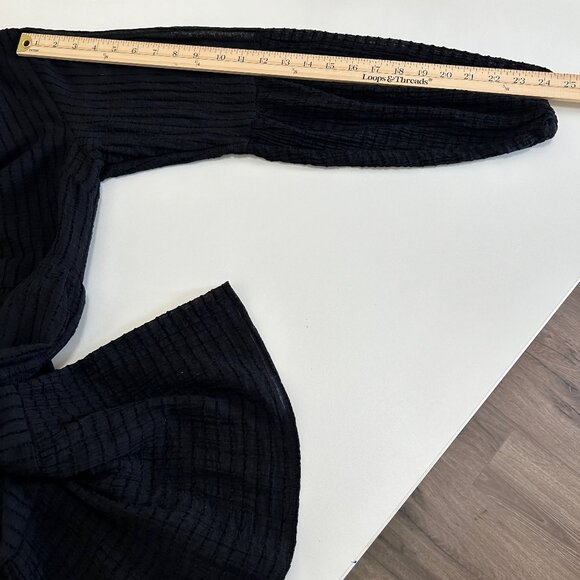 EUC MINKPINK Lylah Long Sleeve Dress in Black, Relaxed Fit, Size Large - Picture 12 of 16